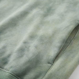 Sweat-shirt à capuche tie-dye pour homme, coupe classique, tricoté, décontracté, pour l'automne, vert, sweats à capuche et sweat-shirts pour homme, jersey de coton - Product Image 6