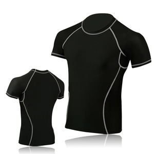 High Quality <b>Custom</b> <b>Design</b> Sublimation Breathable Spandex/Polyester Long Sleeve Made in Pakistan Rash Guard <b>Compression</b> <b>Shirts</b> - Product Image 1