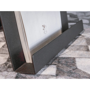 Industrial Accent <b>Table</b> Solid Wood Top Metal Base <b>Bedside</b> Living Room <b>Compact</b> Design - Product Image 4