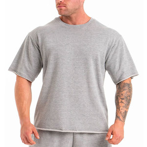 Camiseta Deportiva de Gimnasio de Manga Corta, 100% Algodón, Transpirable, Ecológica, con Logotipo Personalizado en Color, para Entrenamiento - Product Image 4