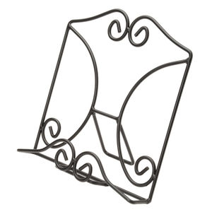 Support de livre de recettes en métal au design élégant pour comptoir de cuisine domestique, support de menu pour hôtels et restaurants - Product Image 4