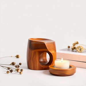 Portavelas de madera hecho a mano decorativo para bodas, regalos, ocasiones especiales y decoración del hogar, proveedor mayorista - Product Image 4