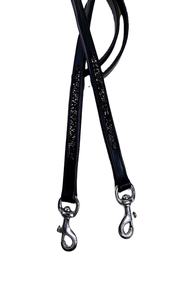 Equipo de equitación occidental de alta calidad, riendas internacionales duraderas de cuero negro, brida de caballo, accesorios de latón cromado negro, caballo - Product Image 2