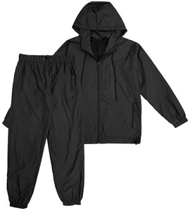 Conjunto Deportivo de Invierno para Hombre, Chaqueta Cortavientos Impermeable con Capucha y Forro Polar, Pantalones Jogger, Ropa Deportiva para Actividades al Aire Libre, 100% Algodón - Product Image 1