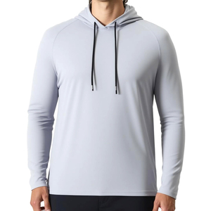 Nouvelle arrivée : sweat-shirt de sport grande taille, ample, respirant, léger, avec logo personnalisé imprimé, 100% coton, pour hommes. - Product Image 5