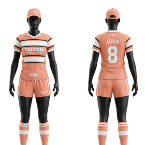 Uniforme de rugby personnalisé sublimé, polyester interlock 280 GSM, gris et noir, design à panneaux horizontaux, logo brodé et imprimé - Product Image 2