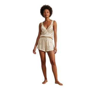 Hot Sale Women's Sleeveless Luxury <b>Satin</b> Silk Breathable <b>Pyjamas</b> <b>Set</b> Summer Plus Size Thermal Casual Classic One-Piece Sleepwear - Product Image 2