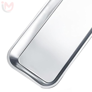 Bandeja Médica Manual de Acero Inoxidable, Porta Instrumentos Rectangular, Herramientas Quirúrgicas para Uso en Clínicas Dentales y Hospitales - Product Image 3