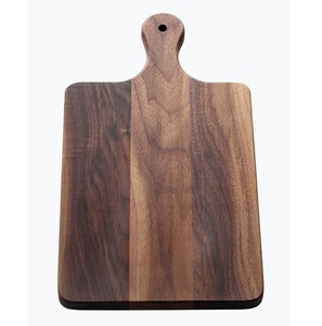 Planche à découper et planche à hacher en bois d'acacia personnalisée avec poignée pour la viande, le fromage, les légumes, le pain et les charcuteries - Product Image 6