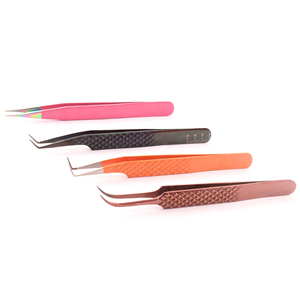 Pince à épiler en acier inoxydable de qualité supérieure, directement de l'usine, légère, outils de beauté pour le maquillage, écologiques, pointe fine - Product Image 3