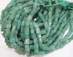Cuentas de Amazonita Azul Natural en Forma de Pepita, Facetadas, Cortadas con Láser, Pulimentadas, de 12 mm, Hilo de 8 Pulgadas para Joyería - Product Image 1