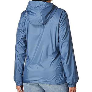 Men's <b>Winter</b> Hooded Windbreaker Jacket with Zipper Front Logo Breathable Sports Jacket for Outdoor Training and Daily Wear - Product Image 3