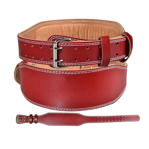 Ceinture de musculation en cuir de vachette de haute qualité pour hommes, respirante et durable, avec protection professionnelle pour le sport et la musculation. - Product Image 1
