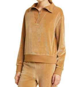 Custom Solid Colours Lightweight Winter Casual Eco Friendly <b>Velvet</b> 2 Piece Set Jogger Sweat Suits <b>Tracksuit</b> Unisex - Product Image 2