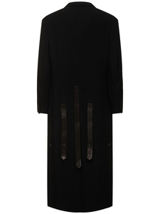 Abrigo Largo Informal de Lana para Hombre con Doble Cuello, Cortavientos de Invierno con Relleno de Algodón, Decoración de Botones, Chaqueta Impermeable para Otoño - Product Image 2