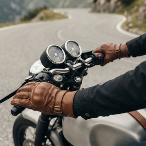 Gants de moto à doigts pré-courbés, en cuir de qualité supérieure, sans odeur, pour les passionnés de course, gants personnalisés - Product Image 5