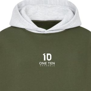 เสื้อฮู้ดทูโทน ผ้าฝ้ายพรีเมียมเนื้อนุ่ม สวมหัว สีบล็อก สไตล์ลำลอง สตรีทแวร์ รับผลิตแบบ OEM ODM - Product Image 3