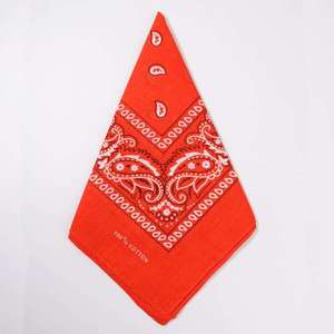 Pañuelo de algodón de alta calidad con diseño de Paisley, 23x23 pulgadas, suave, personalizado, para la cabeza, diseño de Paisley, pañuelo para vendedor, bufanda - Product Image 2