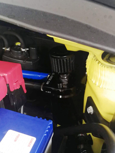 2 Portlu Evrensel Yağ Toplama Kabı Kiti, Bölmeli Alüminyum Karbon Fiber Başlık Montaj Braketi Dahil - Product Image 4