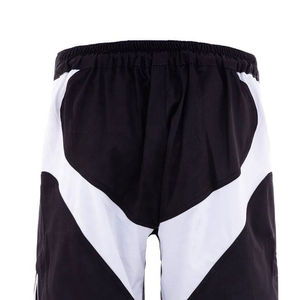 Shorts de MMA pour hommes, coloris contrastés noir et blanc, coupe athlétique, extensible, en spandex et nylon, taille adulte - Product Image 5