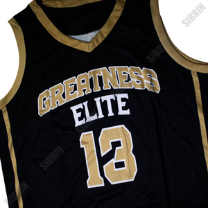 Uniformes de Baloncesto Personalizados Sibrin al por Mayor |   Camisetas y Pantalones Cortos de Equipo con Logotipo, Nombre y Número |   Uniforme de Baloncesto Sublimado Reversible USA - Product Image 1