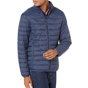 New Arrival Design Men's Puffer Jackets Winter Thick Warm Custom Padded <b>Bubble</b> <b>Coats</b> Zipper Closure Puffer Jacket - Product Image 1