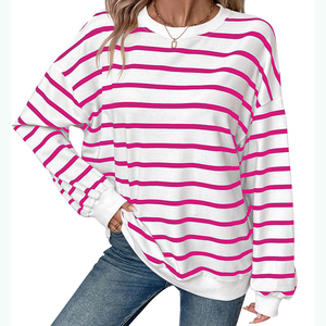 Sudadera de Algodón de Alta Calidad con Media Cremallera y Manga Larga para Mujer, Informal, Tejida, Transpirable, con Estampado de Letras y Logotipo Personalizado - Product Image 5