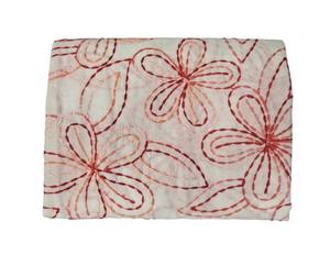 Indian Supplier Breathable Woven Lightweight Classic <b>White</b> Cotton Floral Outline Embroidered Fabric <b>for</b> <b>Girls</b> Summer Wear - Product Image 4