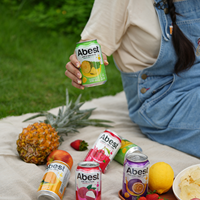 Jugo de Fruta Natural al por Mayor en Lata de Aluminio, Bebida Frutal Fresca, Jugo de Durazno Enlatado de 330 ml, Venta al por Mayor