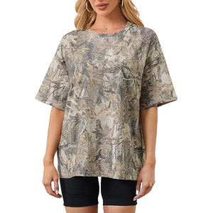 T-shirts décontractés pour femmes Easy Going – Vente en gros, mélange polyester/coton, col rond, streetwear d'été, respirant, écologique, manches courtes - Product Image 1