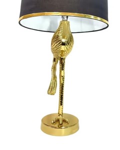 โคมไฟตั้งโต๊ะฟาร์มเฮาส์ดีไซน์ฟลามิงโกพร้อมโป๊ะผ้า |   ฐานหลอดไฟ E26 |   โรงแรมขนาดกลางใช้ไฟตกแต่งบ้านสไตล์หรูหรา - Product Image 3