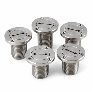Bouchon de vidange en acier inoxydable 316 de 38 mm, matériel marin, remplacement et réparation de pont de bateau, neuf, durable, anti-moisissure - Product Image 1