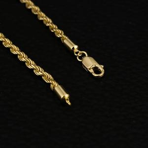 Collar de Moissanita de Lujo con Diseño de Cruz en Plata de Ley S925, con Cadena de Cuerda Chapada en Oro/Plata, Tamaño Personalizado en mm - Product Image 4