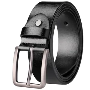 Ceinture formelle pour homme en cuir véritable noir de 35 mm avec boucle à verrouillage automatique Everglide Corporation, design solide et durable, prête à être offerte en cadeau - Product Image 4