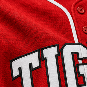 Tigers Baseball Uniform Set Red Jersey Pants Socks <b>Cap</b> Men's Moisture Wicking Polyester All Seasons Team Apparel - Product Image 2