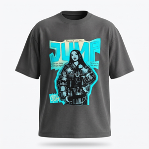 เสื้อยืดแขนสั้นผู้ชาย พิมพ์ลายกราฟิกตามสั่ง สไตล์สตรีท คอกลม ทรงปกติ ผ้าแคนวาส 100% คอตตอน ระบายอากาศ แห้งเร็ว รับผลิตแบบ OEM ODM - Product Image 1