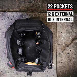 Zipper Closure Customizable OEM Water- and Grease-resistant Vietnam <b>Tool</b> <b>Bag</b> <b>Roll</b> <b>Bag</b> Versatile Carrying Multi Compartments - Product Image 6