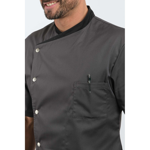 คุณภาพสูง เสื้อเชิ้ตยูนิเซ็กส์สำหรับโรงแรม ร้านอาหาร โรงอาหาร ร้านเค้ก คาเฟ่ ชุดทำอาหาร บริการอาหาร ชุดยูนิฟอร์มเชฟสำหรับงานครัว - Product Image 3