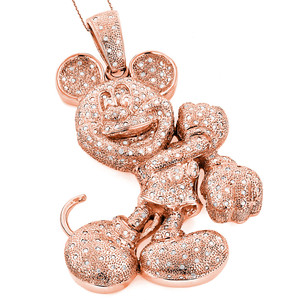 Colgante de Moissanita de Plata 925 de Alta Calidad Personalizado, Joyería Hip Hop, Collar con Incrustaciones de Diamantes, Colgante de Moda Chapado en Oro GRA - Product Image 3