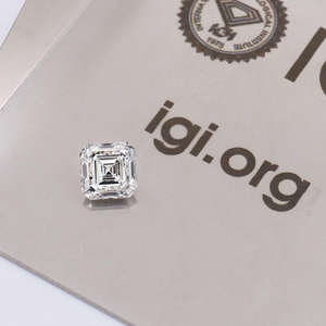 เพชรทรงสี่เหลี่ยม Asscher Cut เพาะเลี้ยงในห้องปฏิบัติการ น้ำหนัก 1.5 กะรัต สี E ความสะอาด VS1 รับรองโดย IGI คุณภาพเยี่ยม เหมาะสำหรับแหวนหมั้น ราคาขายส่ง - Product Image 4