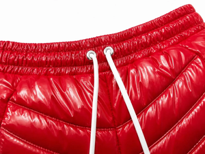 Nylon Puffer Quilted <b>Boxer</b> Briefs Zip Front Breathable Knitted <b>Underwear</b> for Men - Product Image 4