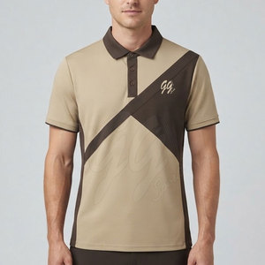Chemises de golf professionnelles en tissu extensible confortable, col classique, manches courtes, vêtements pour uniformes de parcours de golf - Product Image 3