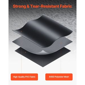 Bolsa de Carga para Techo de Auto, Resistente, de PVC 840D, 20 Pies Cúbicos, 100% Impermeable, Caja de Equipaje para Techo - Product Image 4