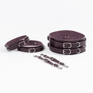 High Quality Genuine Leather Waist Harness Belt Thigh Cuffs Gothic Body <b>Bondage</b> Strap Adjustable Accessories <b>Set</b> RTTS-0057 - Product Image 5