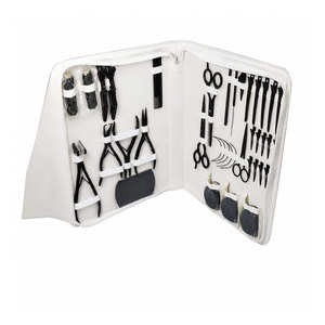 Kit Profesional de Extensiones de Cabello de Acero Inoxidable, Juego Completo de Herramientas para Instalación de Extensiones de Cabello, Duradero, Reutilizable, Calidad de Salón - Product Image 2