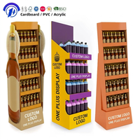 Présentoir Pop-up au sol pour boissons et boissons dans magasin de détail personnalisé Produit Présentoir en carton ondulé en papier