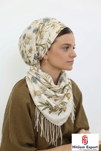 Soft Lightweight Womens Square Scarves Stylish Fashion <b>Accessories</b> Low MOQ Bulk OEM Customized Fabric Manufacturer - Product Image 3