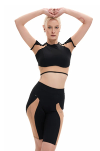 เสื้อสำหรับเต้นโพลแดนซ์ผู้หญิง คอลเลคชั่น 2026 คอสูง น้ำหนักเบา ระบายอากาศได้ดี ยืดหยุ่น เหมาะสำหรับการฝึกซ้อมและออกกำลังกาย รับผลิตแบบ OEM  ปรับแต่งได้ - Product Image 4