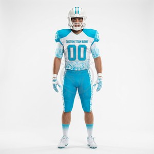 Uniformes de football personnalisés avec graphiques d'équipe, épaulettes ajustables et maille extensible - Product Image 3