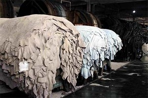 Cowhide <b>leather</b> blue to finished and ready for jackets gloves sofa bags perineum <b>leather</b> - Product Image 3